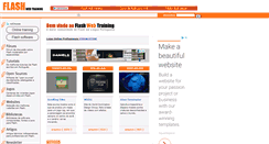 Desktop Screenshot of flashwebtraining.com